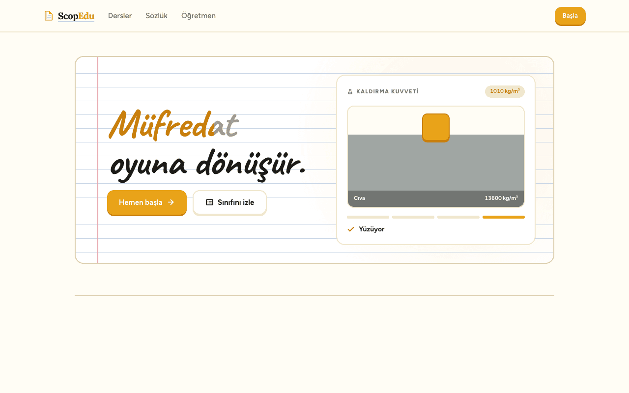 ScopEdu running in a browser